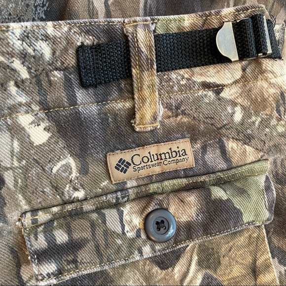 Columbia Hunting Camo Sportswear Utility pants size 32 x 28 Mossy Oak Break up - Picture 3 of 12